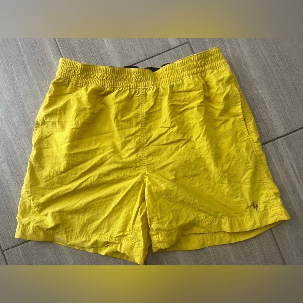 Vintage Ralph Lauren (polo) yellow swimming trunk shorts